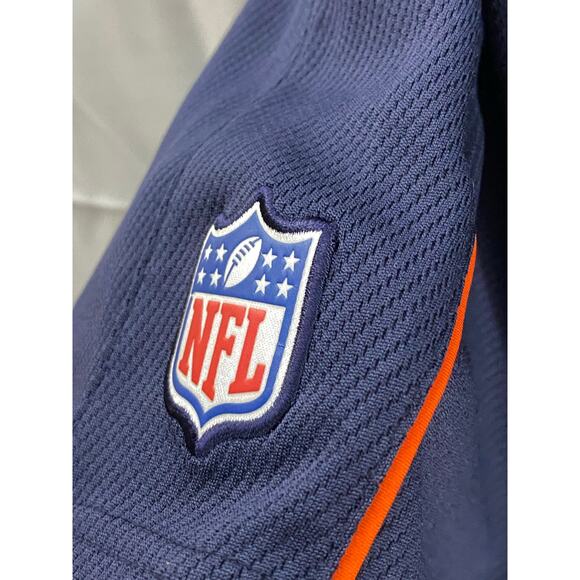 Chicago Bears Polo Shirt Mens 2XL Blue Orange Nike On Field Dri Fit NFL Logo - Picture 8 of 10
